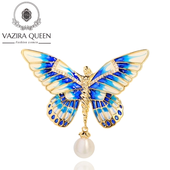 VQ Butterfly Brooch - Picture 1 of 4
